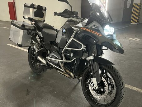 2015 BMW R 1200 GS Adventure, зелёный, 1320000 рублей, вид 1