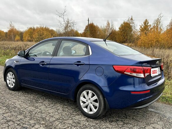 2015 Kia Rio III Рестайлинг, синий, 950000 рублей - вид 7