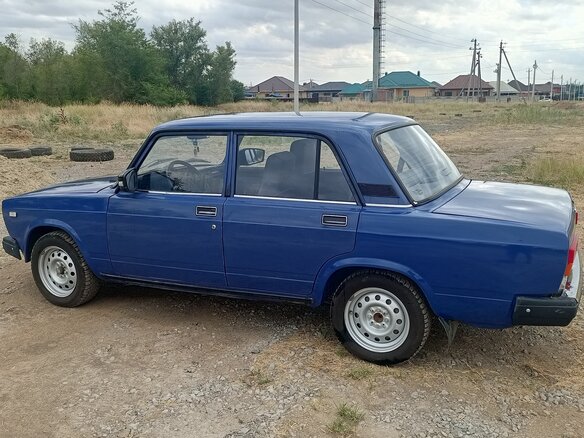 2004 Lada (ВАЗ) 2107, синий, 227000 рублей - вид 7