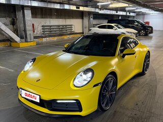 2021 Porsche 911 Carrera 4S VIII (992), жёлтый, 15300000 рублей, вид 2