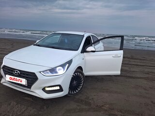 2019 Hyundai Solaris II, белый, 1150000 рублей, вид 3