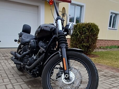 2020 Harley-Davidson Street Bob, чёрный, 969487 рублей, вид 3