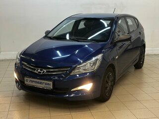 2015 Hyundai Solaris I Рестайлинг, синий, 1040000 рублей, вид 1