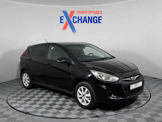 2011 Hyundai Solaris I, чёрный, 569000 рублей, вид 2