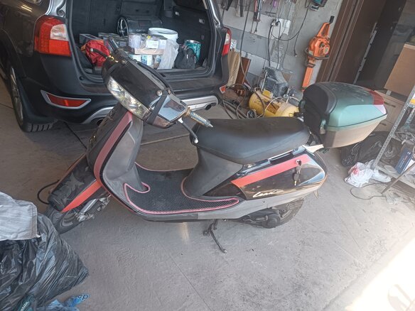 1995 Honda Lead 50, чёрный, 65000 рублей - вид 2