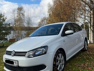 2014 Volkswagen Polo V, белый, 1150000 рублей, вид 1