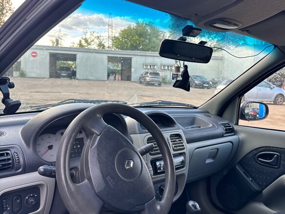 2004 Renault Symbol I Рестайлинг, серый, 250000 рублей - вид 5
