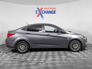 2014 Hyundai Solaris I Рестайлинг, серый, 718000 рублей, вид 4