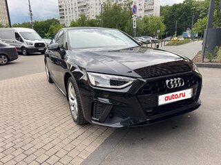 2021 Audi A4 40 TFSI V (B9) Рестайлинг, чёрный, 3680000 рублей, вид 2
