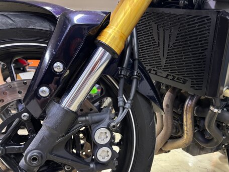 2014 Yamaha MT-09 (FZ-09), фиолетовый, 665000 рублей, вид 4