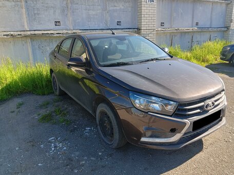 2019 Lada (ВАЗ) Vesta I, коричневый, 633000 рублей, вид 2