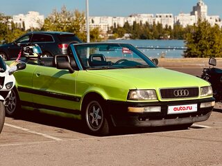 1992 Audi Cabriolet, зелёный, 700000 рублей, вид 1