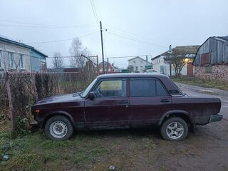 2007 Lada (ВАЗ) 2107, пурпурный, 75000 рублей, вид 3