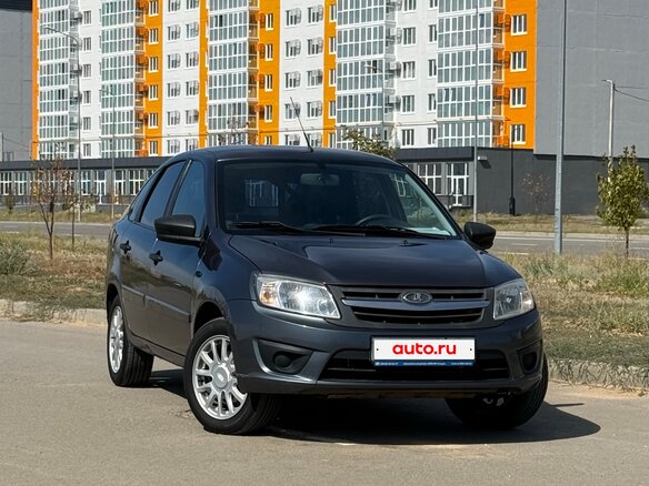 2017 Lada (ВАЗ) Granta I, серебристый - вид 4