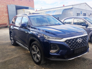 2020 Hyundai Santa Fe IV, синий, 3350000 рублей, вид 2