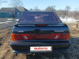2009 Lada (ВАЗ) 2115, чёрный, 110000 рублей, вид 2