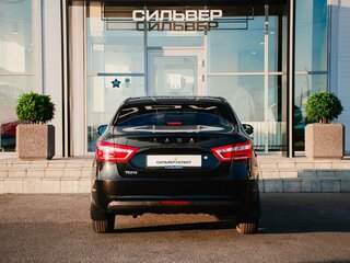 2016 Lada (ВАЗ) Vesta I, чёрный, 680000 рублей, вид 4
