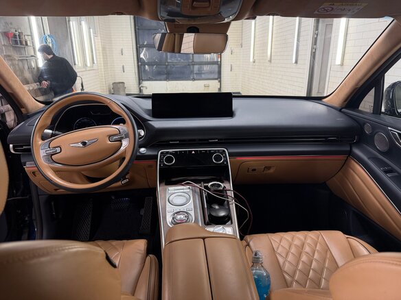 2020 Genesis GV80 I, синий - вид 6
