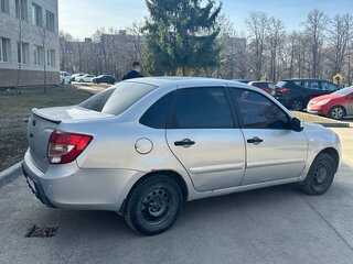 2013 Lada (ВАЗ) Granta I, серебристый, 430000 рублей, вид 5