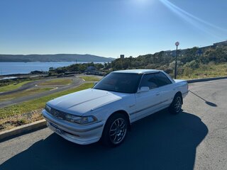 1991 Toyota Mark II VI (X80), белый, 660000 рублей, вид 2