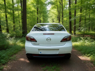 2011 Mazda 6 II (GH) Рестайлинг, белый, 850000 рублей, вид 5