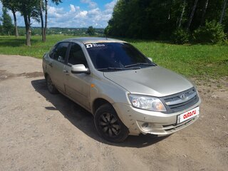 2013 Lada (ВАЗ) Granta I, бежевый, 205000 рублей, вид 4