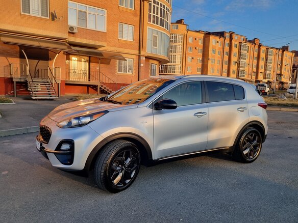 2019 Kia Sportage IV Рестайлинг, серый, 2200000 рублей - вид 9