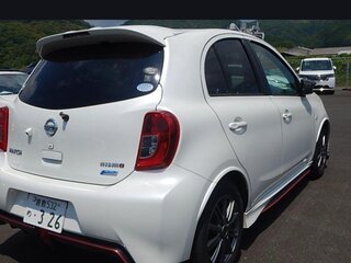 2015 Nissan March IV (K13) Рестайлинг, белый, 1005000 рублей, вид 4