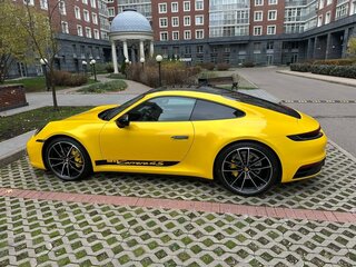 2020 Porsche 911 Carrera 4 VIII (992), чёрный, 16500000 рублей, вид 4