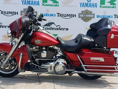 2008 Harley-Davidson Electra Glide, красный, 670000 рублей, вид 3