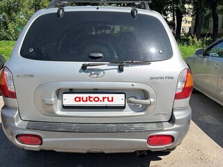 2002 Hyundai Santa Fe I, серебристый, 670000 рублей, вид 3