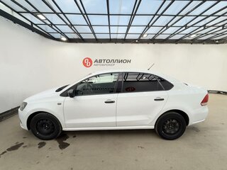 2014 Volkswagen Polo V, белый, 642050 рублей, вид 3