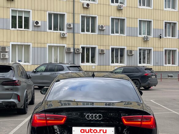 2012 Audi A6 IV (C7), чёрный - вид 2