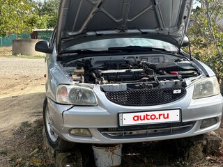 2004 Hyundai Accent ТагАЗ II, серебристый, 415000 рублей, вид 5
