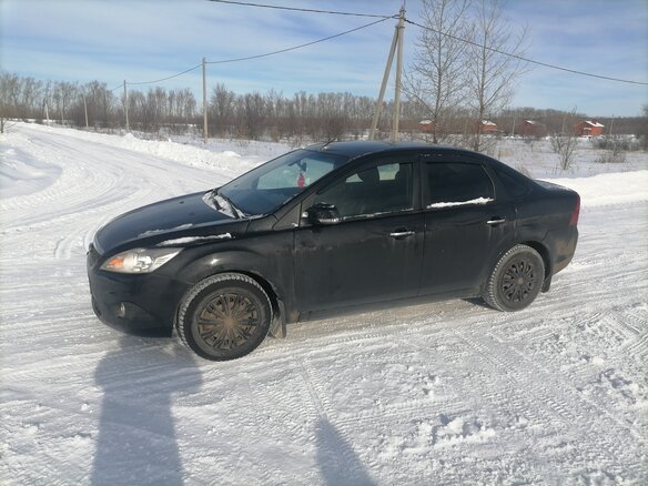 2008 Ford Focus II Рестайлинг, чёрный, 510000 рублей - вид 3