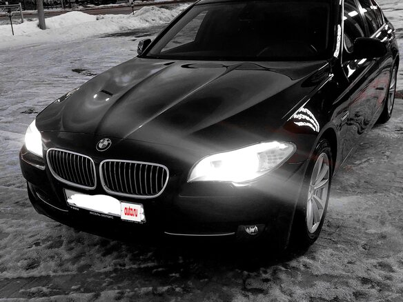 2012 BMW 5 серии 520d VI (F10/F11/F07), чёрный, 1850000 рублей - вид 6