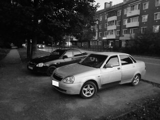 2008 Lada (ВАЗ) Priora I, серебристый, 190000 рублей, вид 1
