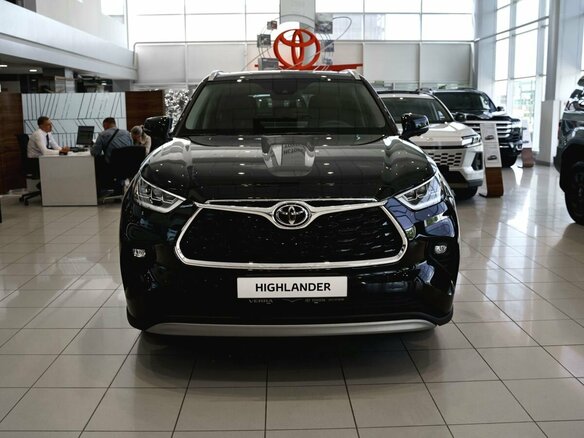 2026 Toyota Highlander IV (XU70), чёрный, 5600000 рублей - вид 2