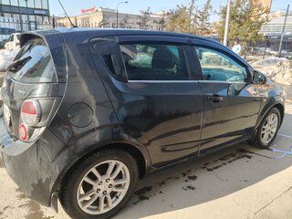 2012 Chevrolet Aveo II, чёрный, 530000 рублей, вид 3