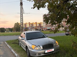 2004 Hyundai Sonata ТагАЗ IV (EF) Рестайлинг, серебристый, 450000 рублей, вид 1