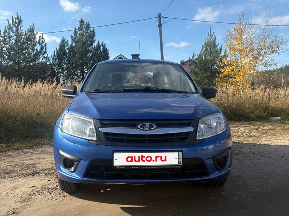 2017 Lada (ВАЗ) Granta I, синий, 530000 рублей - вид 2