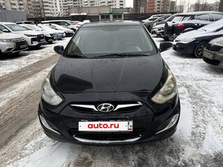 2012 Hyundai Solaris I, чёрный, 670000 рублей, вид 1