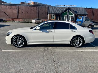 2018 Mercedes-Benz S-Класс 450 Long VI (W222, C217) Рестайлинг, белый, 5000000 рублей, вид 4