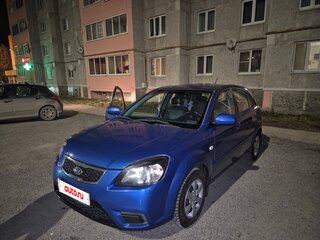 2010 Kia Rio II Рестайлинг, синий, 500000 рублей, вид 1