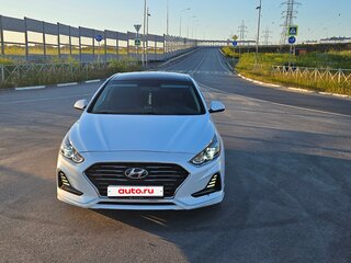 2017 Hyundai Sonata VII (LF), белый, 1820000 рублей, вид 2