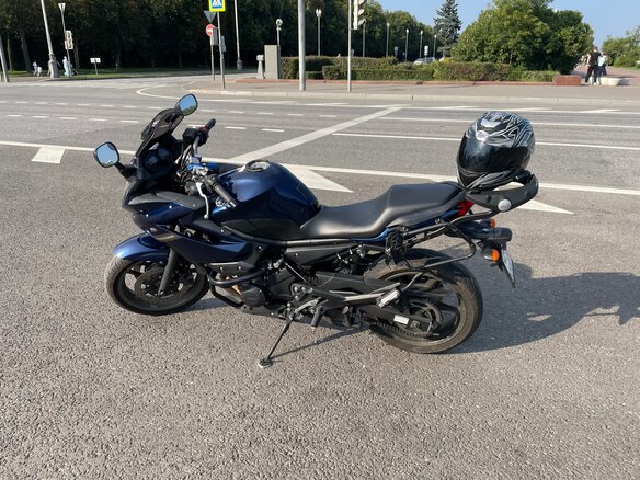 2009 Yamaha XJ6 (FZ6R), синий, 400000 рублей