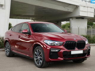 2021 BMW X6 40i III (G06), красный, 7189000 рублей, вид 3