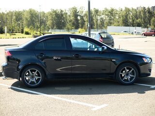 2008 Mitsubishi Lancer X, чёрный, 600000 рублей, вид 2