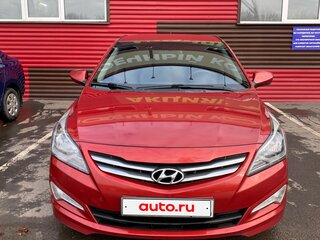 2014 Hyundai Solaris I Рестайлинг, красный, 950000 рублей, вид 2