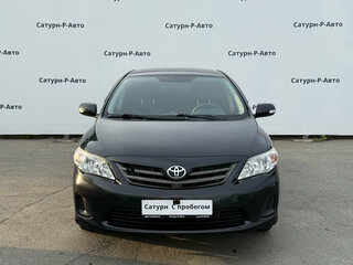 2013 Toyota Corolla X (E140, E150) Рестайлинг, чёрный, 1100000 рублей, вид 2
